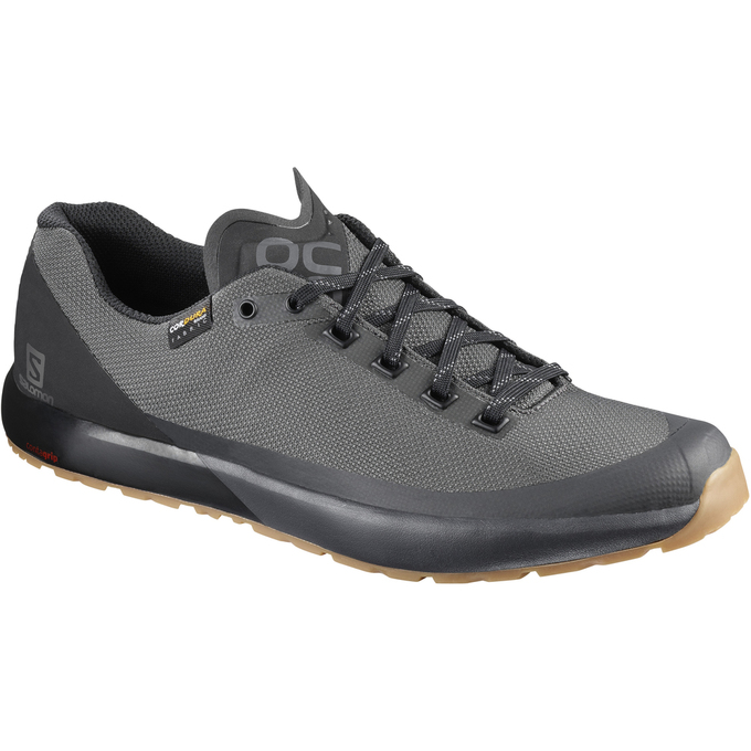 Salomon Singapore Womens Running Shoes - ACRO Grey/Black | 31650-QLJW